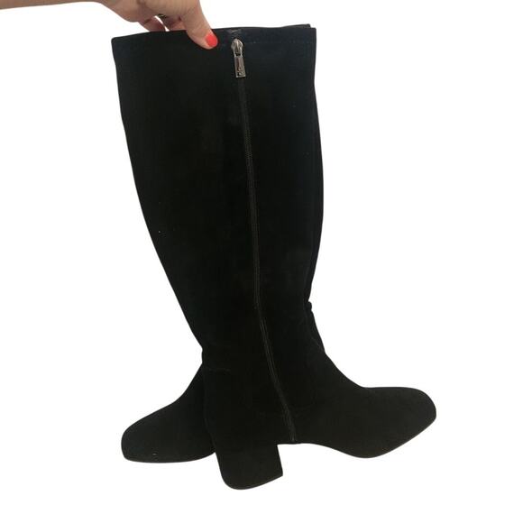 New Reaction Kenneth Cole Rida Stretch Knee High Boot Black 9.5M - Picture 5 of 8